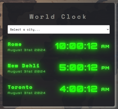 World Clock App